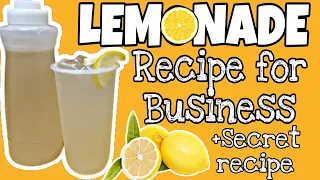 LEMONADE RECIPE FOR BUSINESS SECRET FOR THE BEST LEMONADE SUGAR SYRUP  LEMONADE RECIPE FOR BUSINESS SECRET FOR THE BEST LEMONADE SUGAR SYRUP