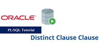 12 Distinct Clause in Oracle