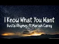 Busta Rhymes, Mariah Carey - I Know What You Want (Lyrics) honey see you looking at me tiktok remix