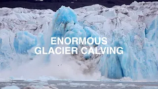 Large Glacier Calving with enormous Shooters!