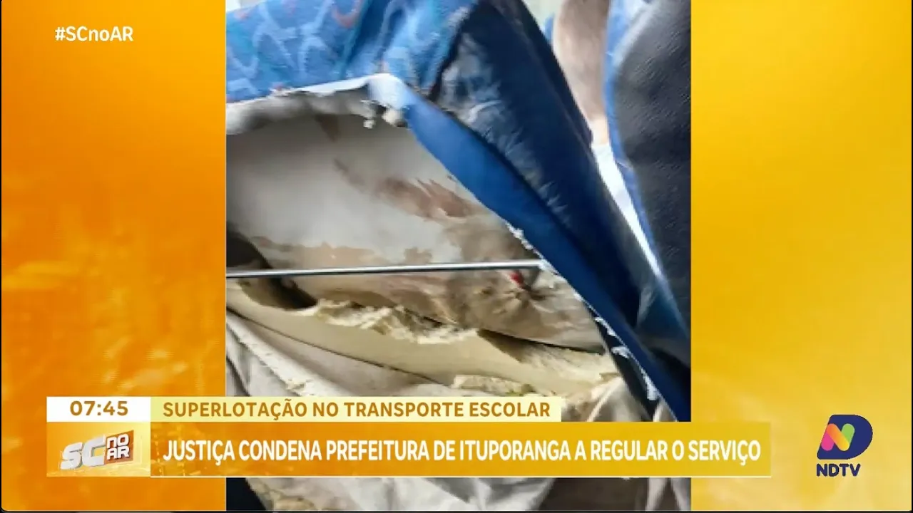 Justiça determina regularização do transporte escolar em Ituporanga após denúncias de superlotação