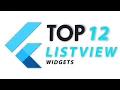TOP 12 ListView Widgets Flutter Tutorial