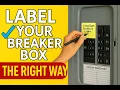 Save Time in Emergencies Label Your Electrical Panel in 30 Minutes