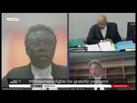 Download MP3 Mkhwebane's fight for gratuity payment in court