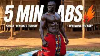 5 Minute Seated Workout for Beginners | Easy Full Body Chair Workout
