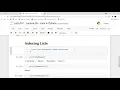 Mega Lecture 26 Lists in Python Part I