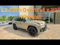2025 Lexus LX 700h Overtrail x 22 Wheels Nitto Tires Hennessy Lexus of Gwinnett