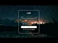 Glassmorphism Login Page Using HTML CSS Tutorial Web Development