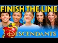 Cast of Descendants Wicked Wonderland Tries To Finish Their Lines