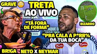 TRETA! A REAÇÃ0 FURl0SA DE NET0 APÓS NEYMAR CALAR A B0CA AO VlV0 DE COMENTARÍSTA COM GOLAÇO OLÍMPICO