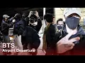 Lagu 왕의 귀환, BTS 완전체 출국 현장 | BTS ICN INT Airport Departure