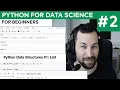 PYTHON LISTS - everything you need to know for beginner data scientists