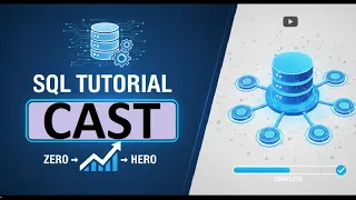 CAST Function in SQL Explain about SQL CAST function SQL Tutorial CAST in SQL In 3 minutes