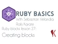 Ruby Basics - Ruby blocks