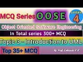 OOSE MCQ Lecture 4 Introduction to UML MCQ object oriented software engineering mcq Code Learning
