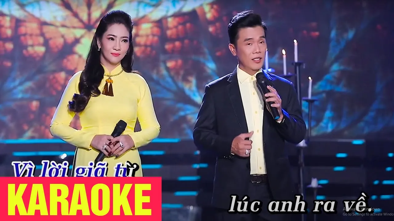 KARAOKE | Thao Thức Vì Em (Song Ca) - Lê Minh Trung & Thụy Dung