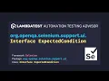 org openqa selenium support ui Interface ExpectedCondition with examples
