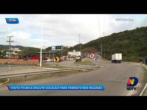 Visita técnica discute solução para o trânsito nos Ingleses