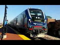 Metra BNSF Amtrak Morning Service at the Joliet Transportation Center October 28 2022