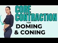 Proper Core Contraction for Coning and Doming