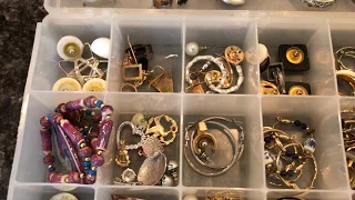 Garage Sale Finds Haul - Tiffany Co James Avery 10k RLM Earring Haul