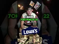 How I Made 70K Working At Lowes When I Was 22 Years Old