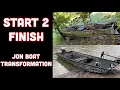 Jon Boat Transformation Tracker Build Start to Finish