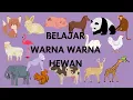 BELAJAR WARNA WARNA HEWAN | WARNA HEWAN UNTUK ANAK