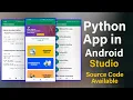 How to make a Python app in Android Studio