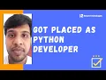 Ashwin Kumar Got Job as Python Developer - Besant technologies Review