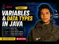 Variables Data Types in Java Java for Beginners Ep 2 Nabin Strivex