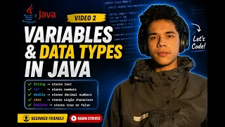 Variables Data Types in Java Java for Beginners Ep 2 Nabin Strivex