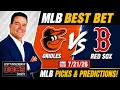 Orioles vs Red Sox 26 MLB Picks and Predictions Scott Rickenbach MLB Best Bets Betting Tips