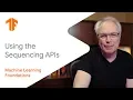 Natural Language Processing Using sequencing APIs in TensorFlow Machine Learning Foundations