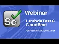 How to Speed Up Automation Testing Using Oxygen Framework and TestMu AI TestMu AI Webinar
