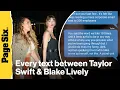 Lagu Read the texts between Taylor Swift and Blake Lively unsealed in lawsuit