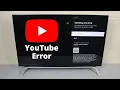YouTube not Working on Toshiba Smart TV Something Went Wrong