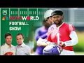 Kyler Murray named starter Luther Burden injured Rookie WR hype Rotoworld Football Show FULL