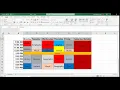 How to create professional Timetable in Excel 2021