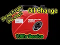 Predator 2000 Oil change and 100hr 6 month service Don t forget this part