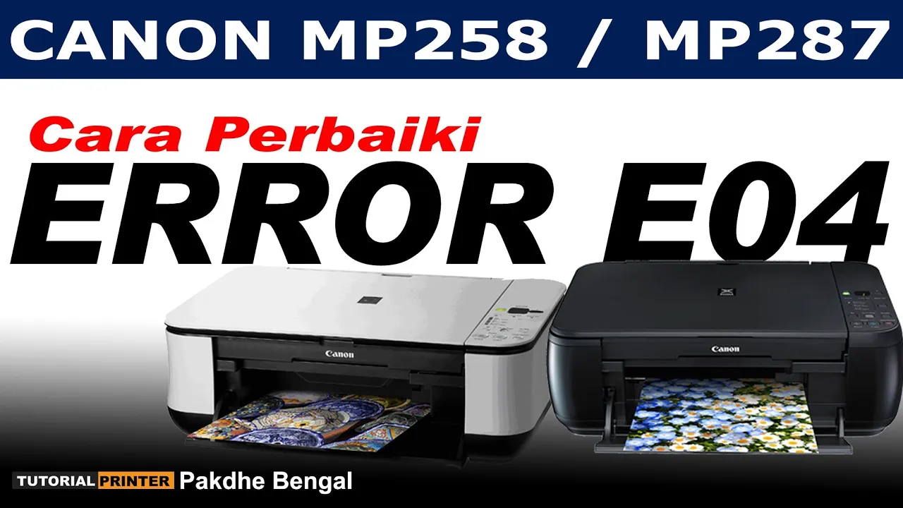 Printer Canon Error E03, canon mp287 macet, canon mp 287 error e03. 