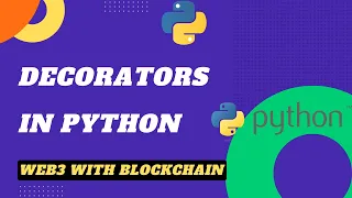 Decoratots in Python Functional Programming Web3 With Blockchain