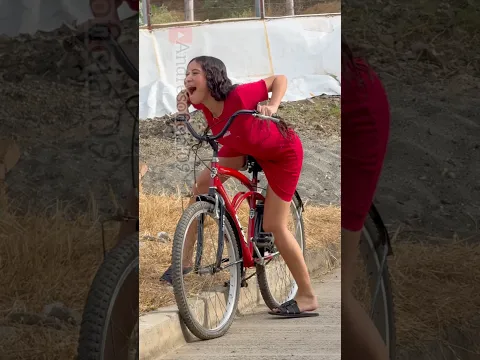 La broma 😛 de la bici 🚲 #funny