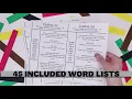 Spelling Lists and Activities - Fully Editable