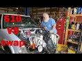How to Swap a SBC V8 into a Chevy S10 Part 2 - Mounting the Engine and Transmission