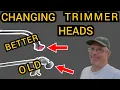 Removing Weed Trimmer HEAD to Put a Better Weed Trimmer HEAD on