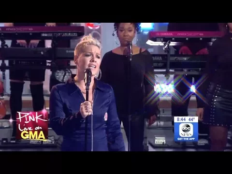 Download MP3 P!nk - What About Us - LIVE (GMA)