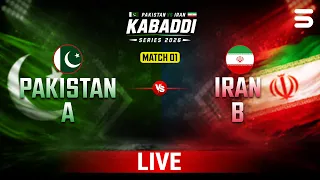 LIVE | Pakistan A vs Iran B | Kabaddi Series 2026 | M9M1J