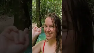 Best jungle experience in #Trinidad at Avocat Waterfall 🌎 #yachtlife #travel