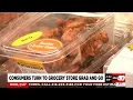 Consumers turn to grocery store meals as fast food prices skyrocket